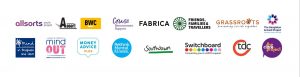 A selection of logos of all services with the Community Roots network