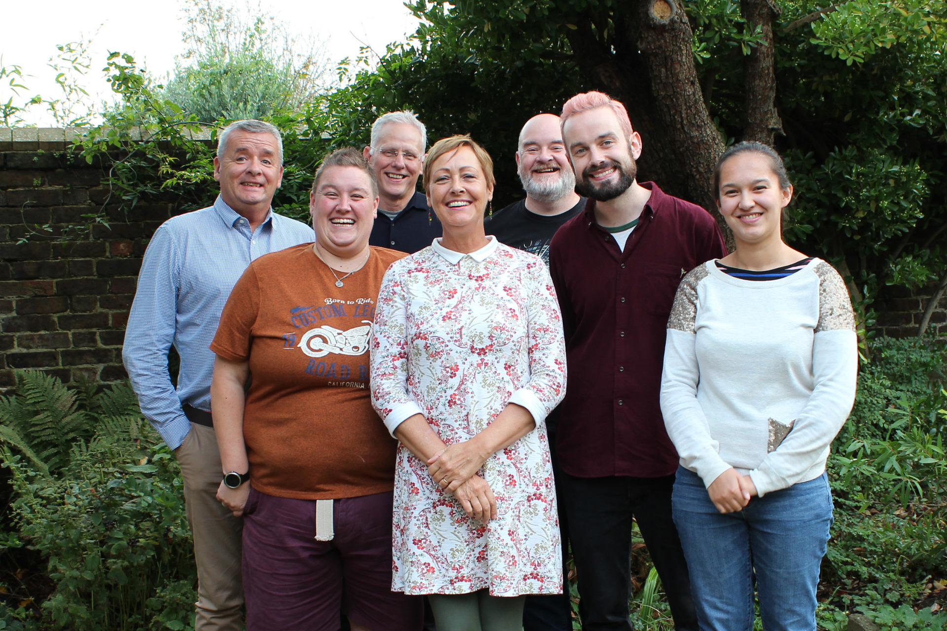 Group photo of staff members from The Lighthouse team