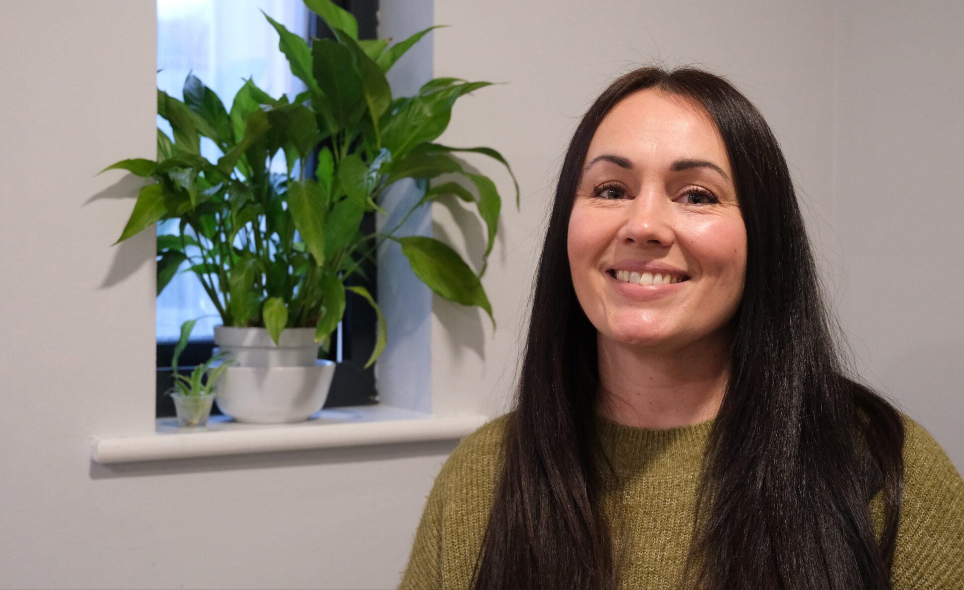 Images shows the Southdown staff who is haring her story.