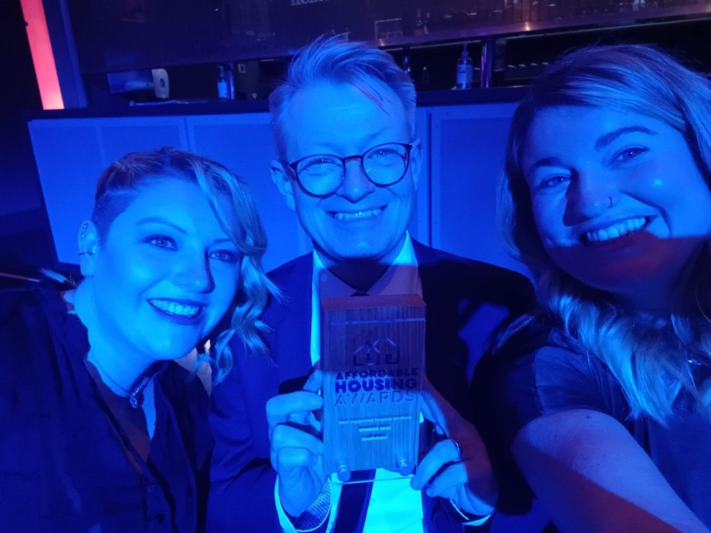 Southdown team at the Affordable Housing Awards